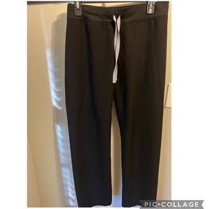 Black FIG scrub pants size Small.